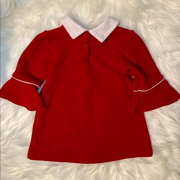 Red Christmas Reindeer top Size 3T - Picture 4 of 6